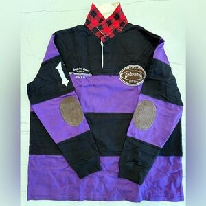 Godspeed Classic Field Rugby Shirt w Flannel Collar, Size 3XL, NWT, NIB